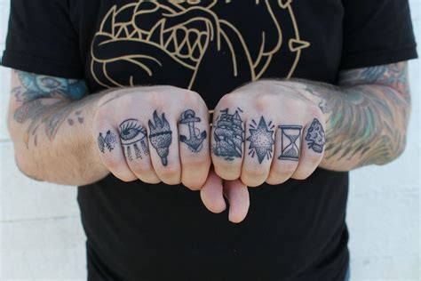 Knuckle Tattoos For Men